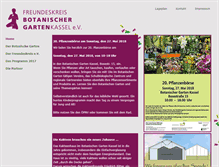 Tablet Screenshot of botanischer-garten-kassel.de